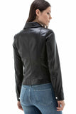 Mayfair Women's 100% Real Black Leather Shirt Style Jacket