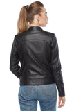 Beyonce Women's 100% Real Black Leather Jacket