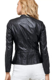 Millie Women's 100% Real Black Leather Jacket