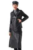Camellia Women's 100% Real Black Leather Classic Jacket