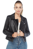 Catherine Women's 100% Real Moto Leather Jacket