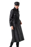 Gizem Women's 100% Real Black Leather Stylish Jacket