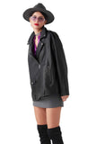 Orabella Women's 100% Real Black Leather Classic Jacket