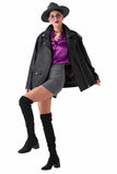 Orabella Women's 100% Real Black Leather Classic Jacket