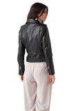 Siena Women's 100% Real Black Leather Vintage Jacket