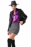 Terra Women's 100% Real Black Leather Classic Jacket