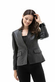 Women's 100% Real Black Leather Vegetal Leader Jacket